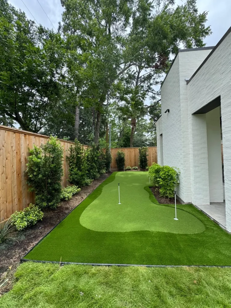 Houston Turf Artificial Putting Green Installation