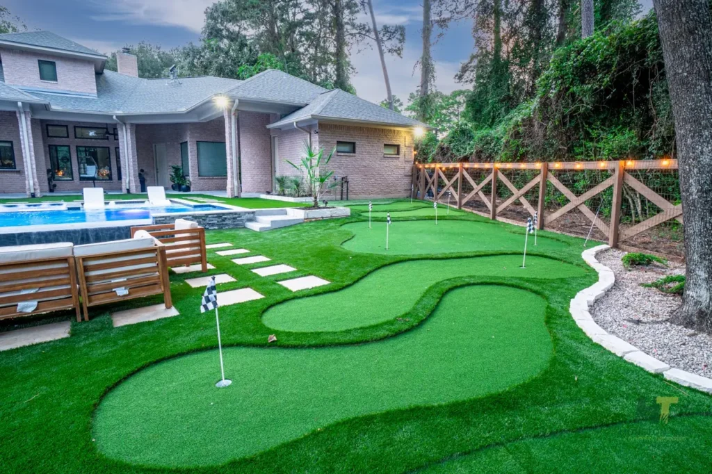 Houston Turf Artificial Putting Green Installation