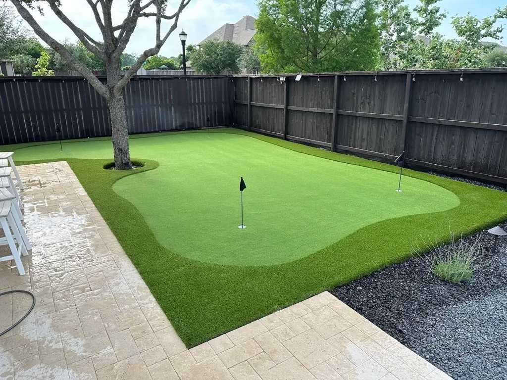 Houston Turf Artificial Putting Green Installation