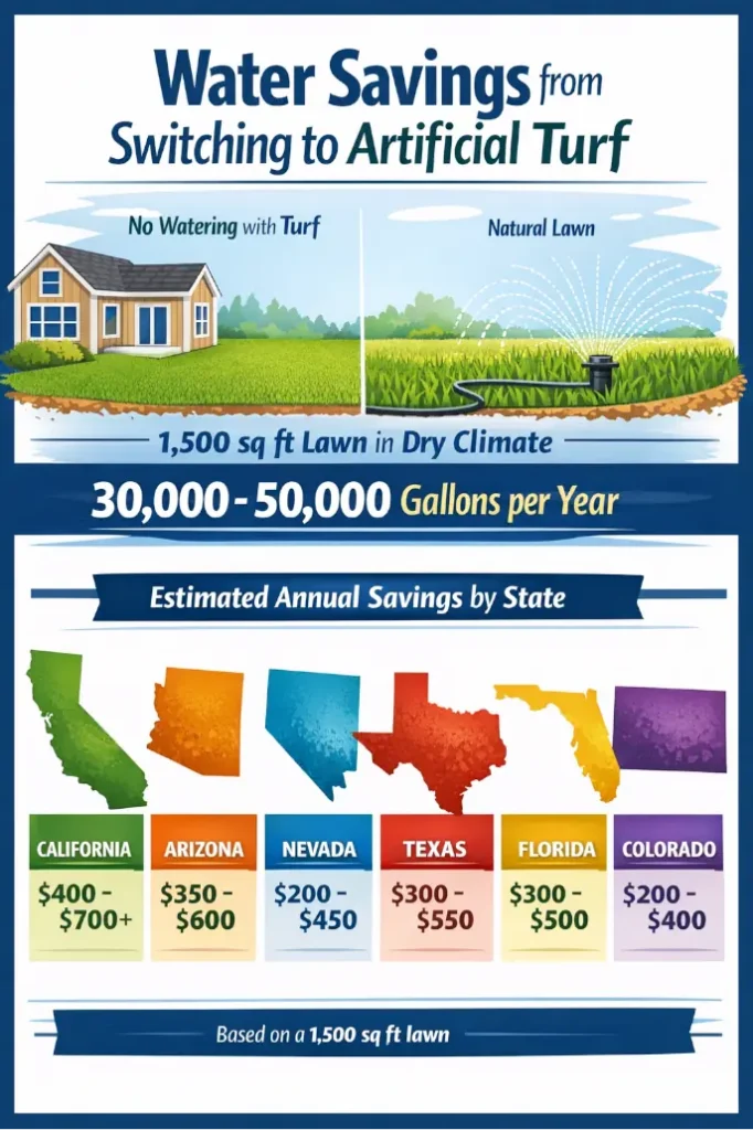 Houston turf water savings